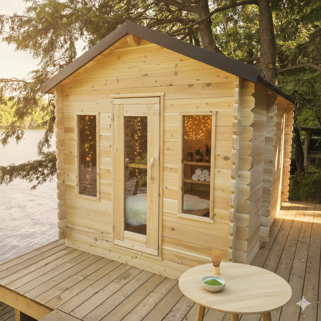CT Georgian Cabin Sauna with Changeroom