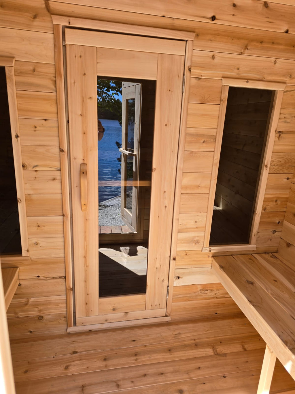 CT Georgian Cabin Sauna with Porch