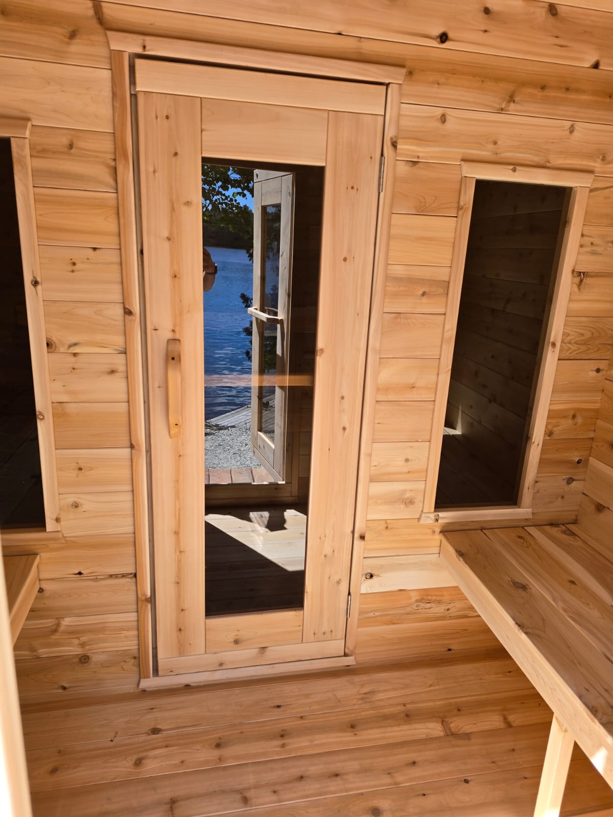 CT Georgian Cabin Sauna with Porch