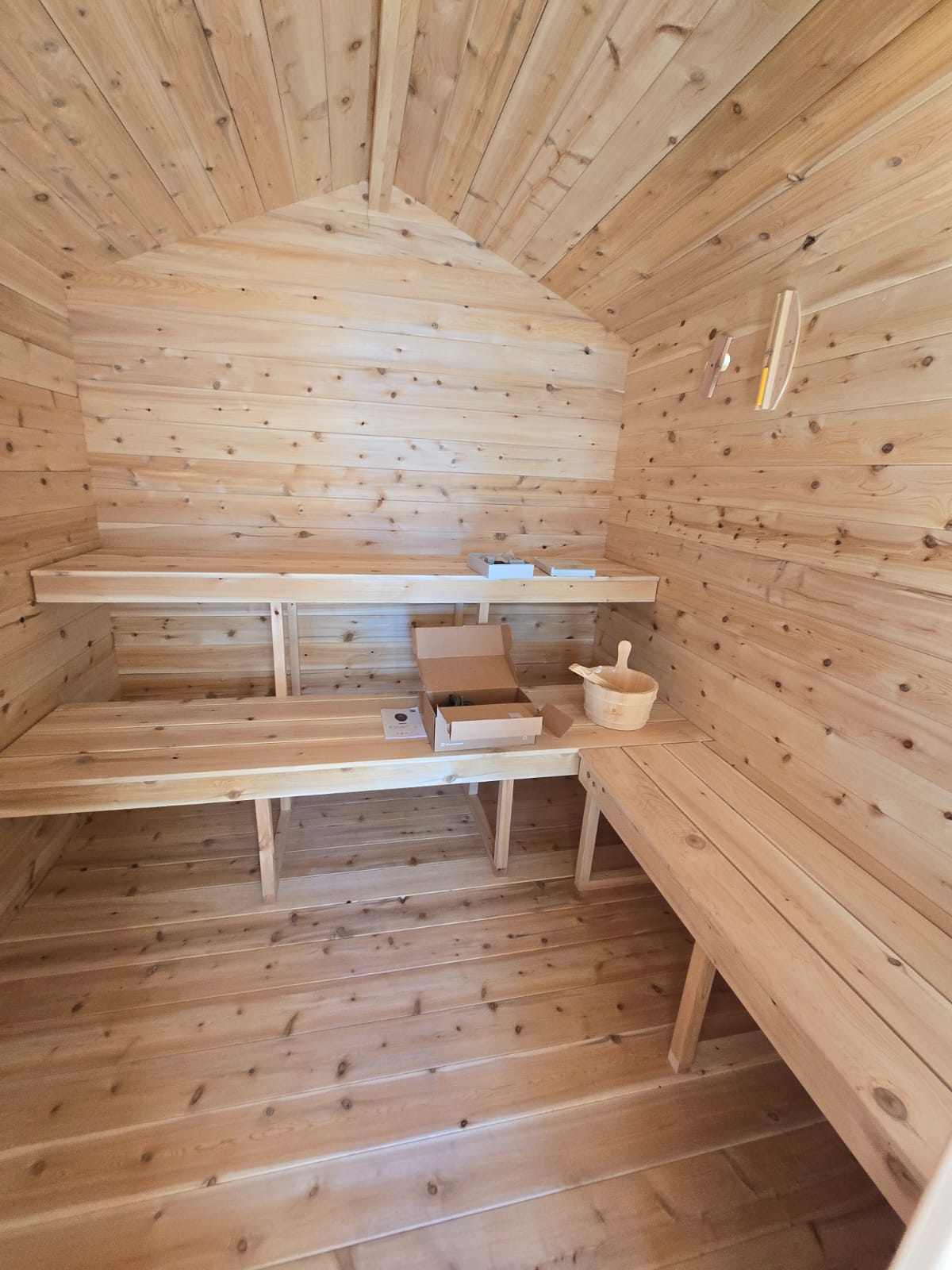 CT Georgian Cabin Sauna with Porch